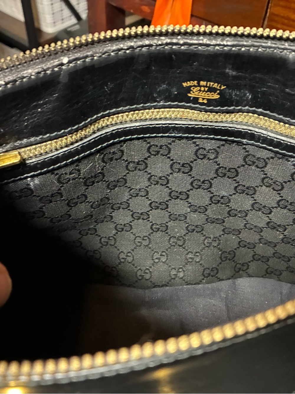 Gucci Vintage Sherry line Tote - Picture 9 of 14